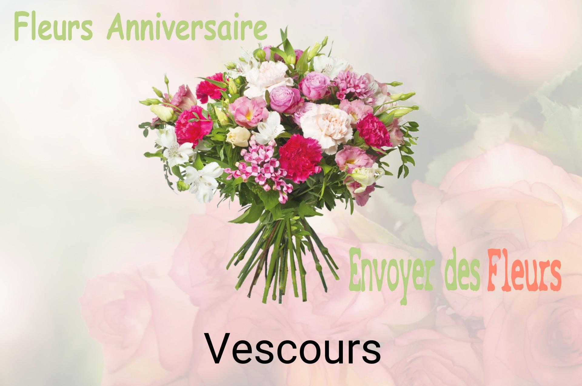 Bouquet de fleurs d’anniversaire livré à Vescours
